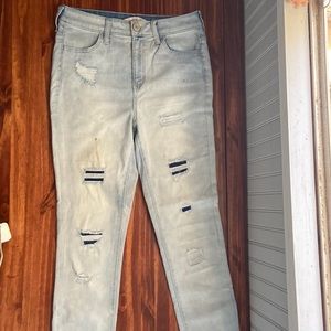 flared bottoms with holes